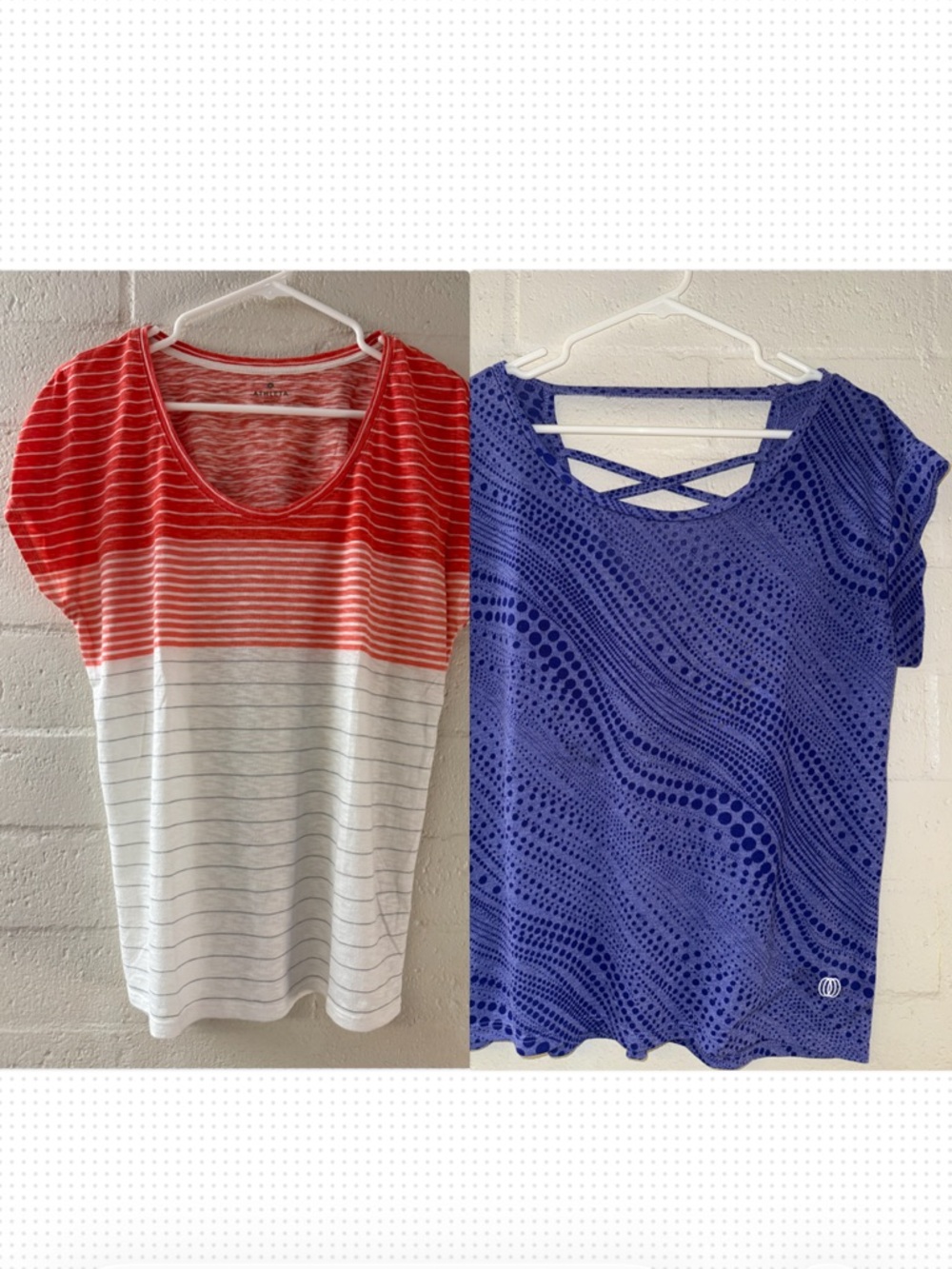Orange and Purple Women's Short Sleeve Tees - Set of 2